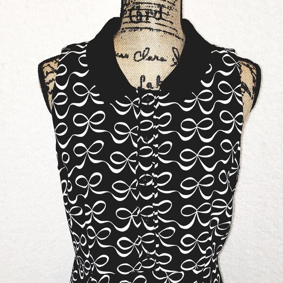 Kate Spade New York Bow Print Mackenna Dress - Picture 3 of 11